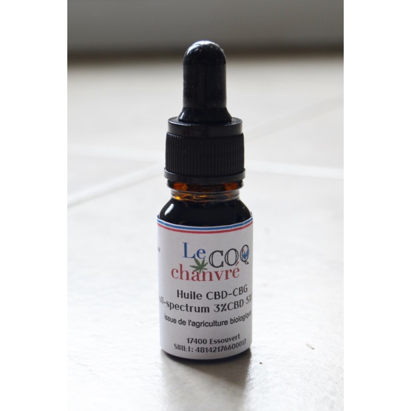 Huile CBD-CBG Full spectrum 3-5%